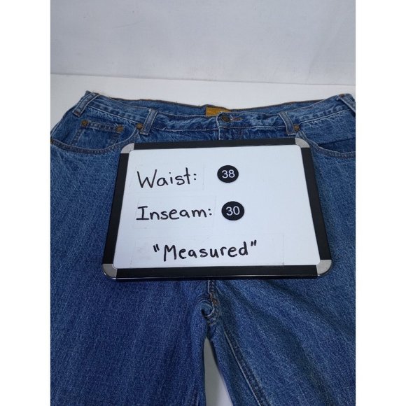 Outback Rider Men's 38x30 Wide Leg Medium Wash Denim Jeans - Picture 4 of 8